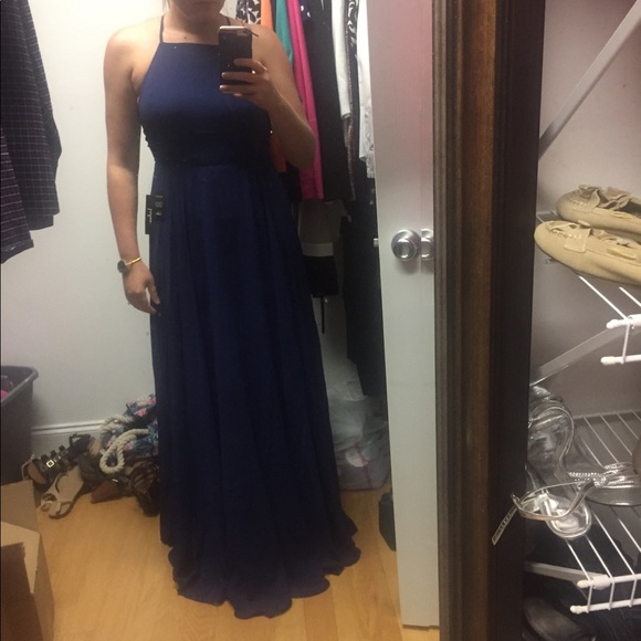 MYTHICAL KIND OF LOVE NAVY BLUE MAXI DRESS - Picture 5 of 5